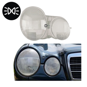 ZWENJIN pour Mercedes-Benz Classe E W210 <span class=keywords><strong>E200</strong></span> E220 1995 <span class=keywords><strong>1996</strong></span> 1997 1998 1999 2000 2001 Cache-phare transparent Remplace l'abat-jour d'origine - Product Image 5