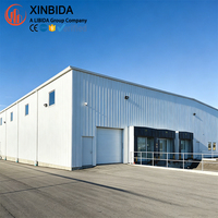 Bâtiment en acier préfabriqué écologique haute résistance, structure en acier pour entrepôt logistique et stockage de stocks