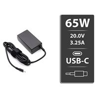 Chargeur USB-C 65W pour ordinateur portable compatible HP Spectre x360 Elitebook Envy Chromebook Elite X2 Zbook ProBook, adaptateur secteur Type C