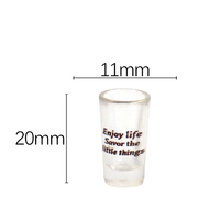 Miniatures de tasses et porte-tasses en résine pour accessoires DIY faits main, décorations de mini-scènes et de jeux culinaires
