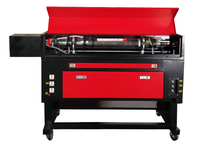 700*500mm 80w Zone de travail Co2 Laser Machine de gravure et Machines de découpe 3D Tour à bois Routeur à bois