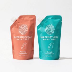 Bolsa de Plástico Transparente Personalizada con Boquilla para Envasado de Mascarillas Faciales, Lociones y Rubores, Material PE Reciclable, Logotipo Personalizado - Product Image 1