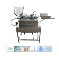 Ligne de production automatique de remplissage et de scellage d'ampoules injectables de haute précision 1/2/3 ml / Machine de dosage pour le remplissage d'ampoules en verre