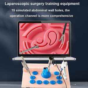 Alat Pelatihan Laparoskopi Trainer Laparoskopi dengan 10 Modul Pelatihan + 4 Alat Bedah Endoskop Sumbu Lurus - Product Image 2