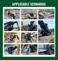 Concasseur à mâchoires pour béton, machine de recyclage des déchets de construction, équipement de traitement des matériaux de construction