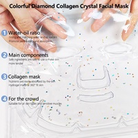 Masque Visage Hydrogel au Collagène Scintillant en Gros, Éclaircissant, Hydratant, Raffermissant, Effet Peau de Verre, Masque en Tissu Végétalien, Marque Privée