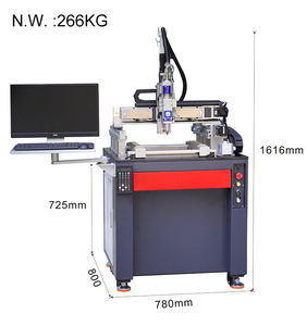 Máy cắt laser kim loại nhỏ 300*300mm Kích thước làm việc 1000W 1500W 2000W 3000W sợi thép không gỉ máy cắt laser - Product Image 6
