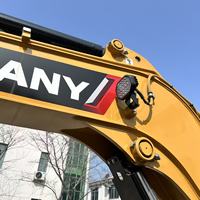 Excavator Mini Sany SY55U Baru 5.5 Ton Bekas, Mesin Penggali Hidrolik Crawler dengan Kapasitas Bucket 0.25m³ dalam Kondisi Baik