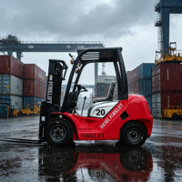 Forklift Diesel Leiteng 2 Ton untuk Logistik Gudang, Pabrik, dan Penanganan Material Luar Ruangan