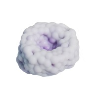 Balle anti-stress en caoutchouc faite à la main effet peau de glace - Populaire sur Xiaohongshu, jouet de décompression DIY transfrontalier pour soulager les tensions
