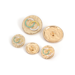 Boutons de blazer personnalisés en laiton et alliage de zinc écologiques avec logo personnalisé et perles décoratives pour blazers, manteaux et uniformes - Product Image 1