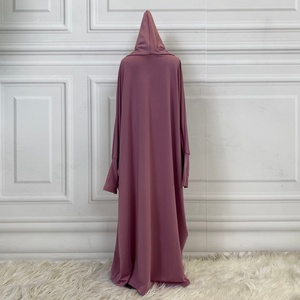 6399# Factory Price High Quality Muslim Ramadan Girls Kids Malaysia Pray Thobe Long Dress - Product Image 6