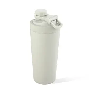 Everich-botella agitadora de acero inoxidable, mezclador de proteína en polvo de alta calidad y fácil de operar, de pared simple/doble, oferta