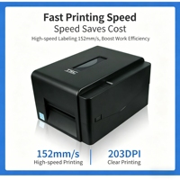 Impresora de Etiquetas de Códigos de Barras TSC TE244 TE344 de Grado Industrial Compacta con Modo de Impresión Térmica Dual y Conectividad Multiinterfaz