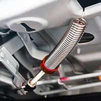 Outil universel pour ouverture automatique de coffre de voiture, dispositif de levage de hayon arrière avec ressort et crochet d'extension