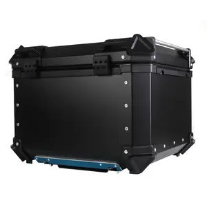 Boîte arrière de moto 55L peut être personnalisée boîte supérieure en alliage boîte arrière de moto avec incubateur de guérison et de refroidissement
