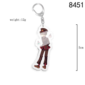 Llavero de anime Toilet Bound, llavero acrílico de dibujos animados de <span class=keywords><strong>Hanako</strong></span> <span class=keywords><strong>Kun</strong></span>, Yashiro Nene, Minamoto Kou, decoración para bolsos, regalos al por mayor - Product Image 3