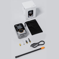 HF221 Gonfleur de voiture électrique sans fil haute pression portable, mini compresseur d'air portable, pompe numérique pour gonflage des pneus
