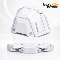 Casque de sécurité pliable peu encombrant, construction en ABS haute résistance, casque de chantier pour inspection et sauvetage d'urgence, EPI