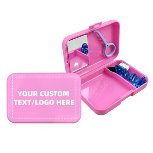 Boîte de rangement personnalisée en plastique pour brosse à dents avec miroir, pour aligneurs orthodontiques et prothèses dentaires, mini-brosse de nettoyage, soins bucco-dentaires - Product Image 1