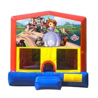 Château sautant de bannières de vengeurs de maison de rebond gonflable durable bon marché commercial pour la location de partie de parc d'attractions