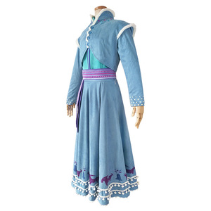 Robe de cosplay Anna de La Reine des Neiges 2 Star's Edge, costume de princesse bleu pour jeu de rôle - Product Image 2
