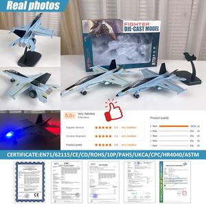 Moulé sous pression en alliage métal 3D Fighter <span class=keywords><strong>F18</strong></span> modèle son et lumière Pullback Aviation militaire Simulation avion modèle avions jouets - Product Image 5