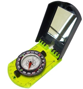 La Bàn Bản Đồ Và Thước Đo Góc La Bàn Xoay Acrylic Màu Xanh Lá Cây Có Gương Cho Cắm Trại Đi Bộ Đường Dài Săn Bắn Ngoài Trời - Product Image 2