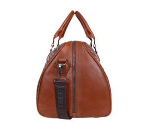 Premium Genuine Leather Duffel <b>Bag</b> for <b>Men</b> Travel Gym <b>Weekend</b> Overnight Carry On Large Capacity Waterproof Vintage Style Luggage - Product Image 4