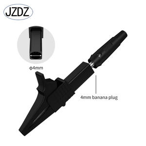 JZDZ <span class=keywords><strong>J</strong></span>.60039 4mm सुरक्षा केले जैक बंदूक परीक्षण क्लिप कॉपर मढ़वाया निकल डालने इन्सुलेशन बड़े सुरक्षा मगरमच्छ क्लिप - Product Image 5