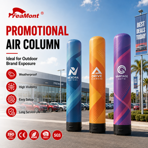 FEAMONT Colonna Gonfiabile per Pubblicità con Stampa Resistente allo Sbiadimento per Esposizioni Pubblicitarie in Parchi e Piazze all'Aperto - Product Image 1