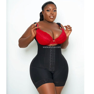 Shaplass Tummy Kiểm Soát Cơ Thể Shaper Mở Đáy Quần Faja Với Dây Kéo Đùi Mỏng Hơn Quần Short Cho Phụ Nữ - Product Image 6