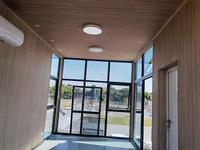 OEM 20 pieds 40 pieds prix raisonnable maison préfabriquée en conteneur d'habitation villa de luxe pack plat maison cabine mobile avec salle de bain