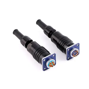 TL24 Industrial Connector 5 10 14 Pin Female Plug Male Socket with Bayonet Coupling high current connector