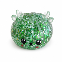 Coffret Mystère de Noël Squishy Bun – Jouet Anti-Stress Super Rebondissant, Extensible, Pailleté, à Remontée Lente, Surprise et Apaisant pour l'Anxiété