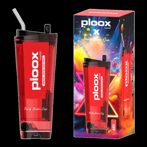 ขวดน้ำไฟฟ้าแบบชาร์จได้ 3 in 1 ดีไซน์ใหม่ ขายส่ง พร้อมแก้วพกพา Ploox Hookah Ploox X สำหรับงานปาร์ตี้ - Product Image 5