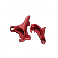 Support de repose-pieds en aluminium forgé 6061-T6, acier inoxydable, aluminium usiné CNC, anodisé, pour moto