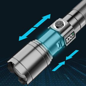 Zoomable Tactical LED <strong>Flashlight</strong> <strong>with</strong> 5 Lighting Modes Waterproof Aluminum Construction for Hunting Hiking Camping &amp; EDC - Product Image 3