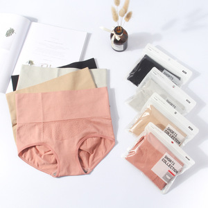 Aoyu Vendita Calda Mutandine da <span class=keywords><strong>Donna</strong></span> a Vita Alta Senza Cuciture, Disponibili in Vari Colori, <span class=keywords><strong>Boxer</strong></span> Senza Cuciture in <span class=keywords><strong>Cotone</strong></span> per <span class=keywords><strong>Donna</strong></span> - Product Image 1