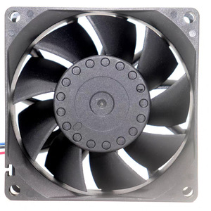 Ventilateur sans balais Power Logic DC 80x80x25mm 24V 0.45A 3 fils PWM pour refroidissement - Product Image 3