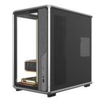 Nouveau boîtier PC gaming Full Tower en acier et métal, format ATX, en stock, vente flash, boîtier PC ARGB