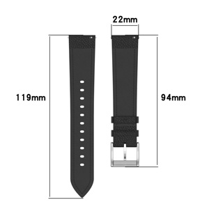 Correas de reloj de cuero de lujo de liberación rápida de 20 mm y 22 mm para relojes <span class=keywords><strong>Amazfit</strong></span> <span class=keywords><strong>Bip</strong></span> Max, accesorios deportivos inteligentes de marca - Product Image 5