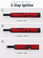 Briquet électrique à arc rechargeable USB Type-C, briquet plasma portable pour barbecue, bougies, camping