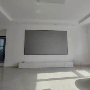 Écran de projection <span class=keywords><strong>acoustique</strong></span> en métal CAAVITS 72 100 120 pouces, cadre fixe léger, tissu ALR haute luminosité - Product Image 4