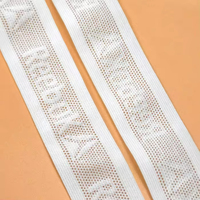 Bande élastique jacquard en maille respirante et confortable de haute qualité pour sous-vêtements et boxers