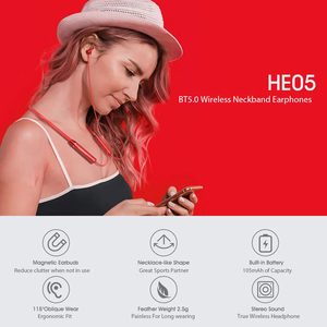 Meilleures ventes : Écouteurs sans fil tour de cou avec contrôle ANC, ajustement magnétique, design ergonomique, pour la course, durables - Product Image 3
