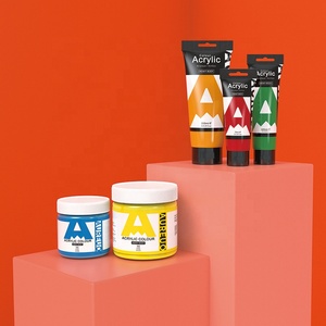 Peintures acryliques professionnelles AUREUO OEM personnalisées pour artistes, haute qualité, séchage rapide, plusieurs couleurs - Product Image 5