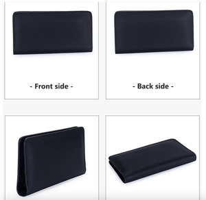 Ando Bag Genuine Cowhide Leather Long Wallet for Women Slim Card Holder Cash Passport <b>Purse</b> - Product Image 4