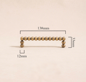 Manija de puerta larga de latón perla de bronce de lujo moderno para armario, cajón, puerta de armario, dormitorio, baño, apartamento - Product Image 4