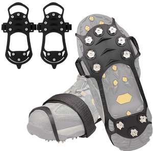 Prezzo di fabbrica antiscivolo pinze di ghiaccio per stivali scarpe da trekking all'aperto pinze da neve ramponi punte scarpe da neve - Product Image 1